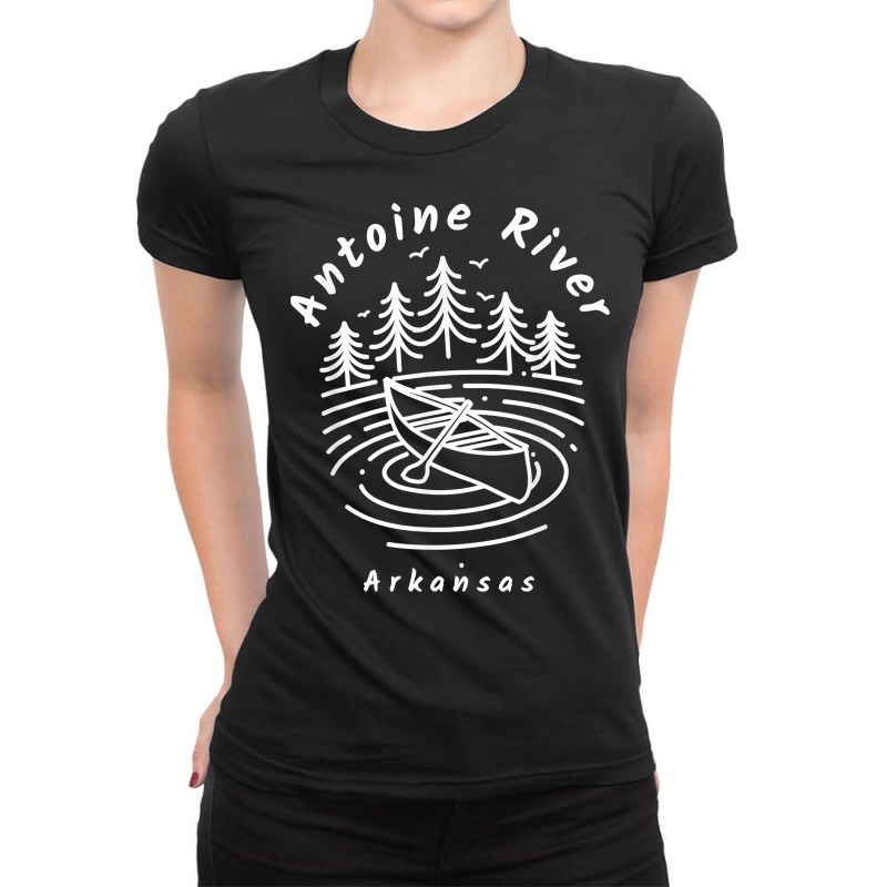 Antoine River Arkansas T Shirt Ladies Fitted T-Shirt by delredske | Artistshot