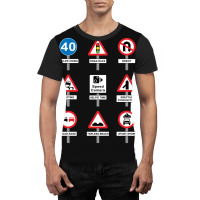 Highway Decoded All The Signs Graphic T-shirt | Artistshot