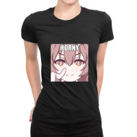 Horny Type Of Clothes Ladies Fitted T-shirt | Artistshot