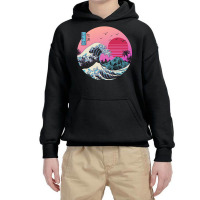 The Great Retro Wave Youth Hoodie | Artistshot