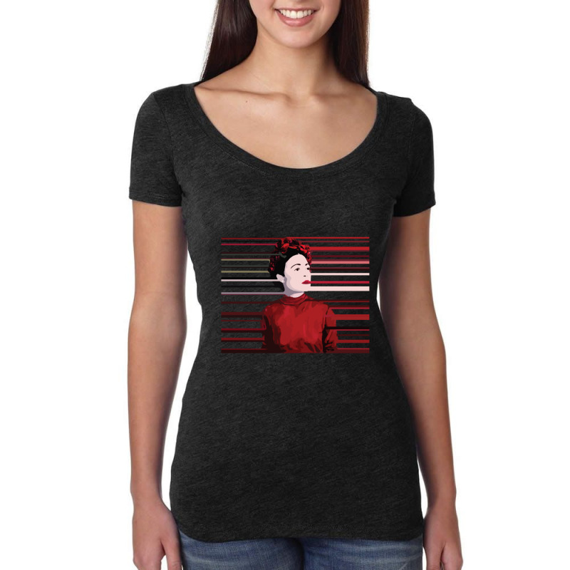 Sarape Natalia Lafourcade 1 Women's Triblend Scoop T-shirt by DelSegura | Artistshot