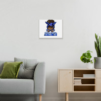 Ankylosing Spondylitis Awareness Afro Messy Bun Metal Print Horizontal | Artistshot