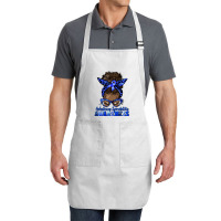 Ankylosing Spondylitis Awareness Afro Messy Bun Full-length Apron | Artistshot