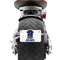 Ankylosing Spondylitis Awareness Afro Messy Bun Motorcycle License Plate | Artistshot