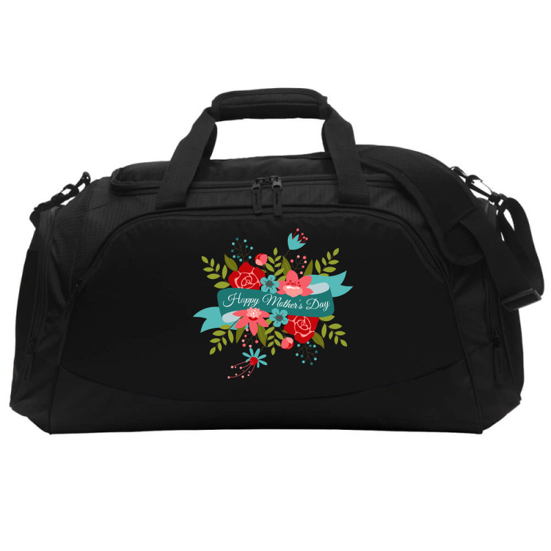 Happy Mother Active Duffel | Artistshot