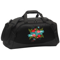 Happy Mother Active Duffel | Artistshot