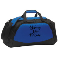 Strong Like Mom Active Duffel | Artistshot