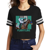 Flightline Horse Racing Thoroughbred Del Mar Santa Anita T Shirt Scorecard Crop Tee | Artistshot