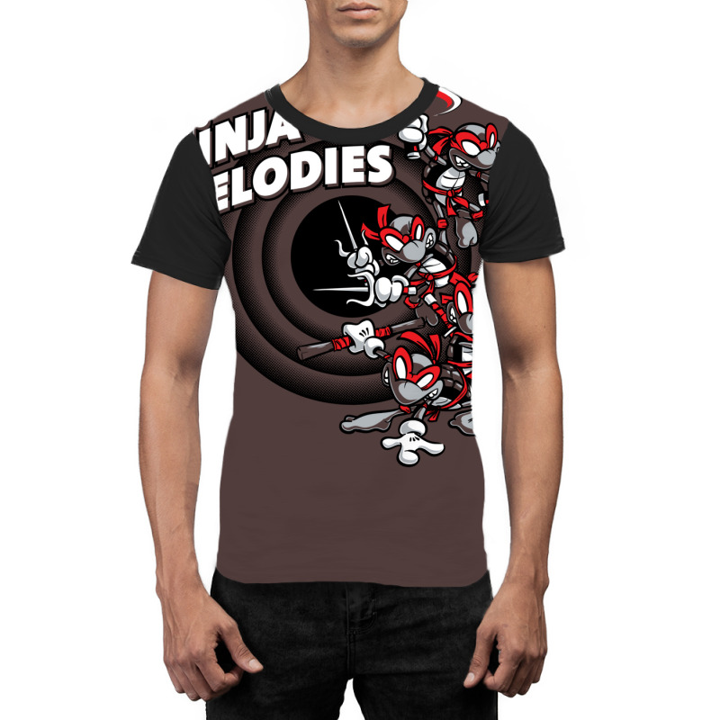 Ninja Melodies (mirage Colours) Graphic T-shirt | Artistshot