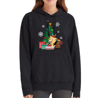 Angry Beavers Around The Christmas Tree Vintage Hoodie | Artistshot