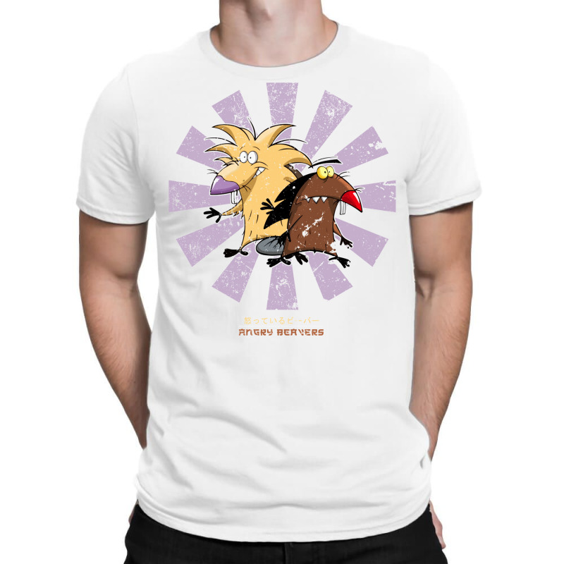 Angry Beavers Retro Japanese T-Shirt by deevdrahax | Artistshot