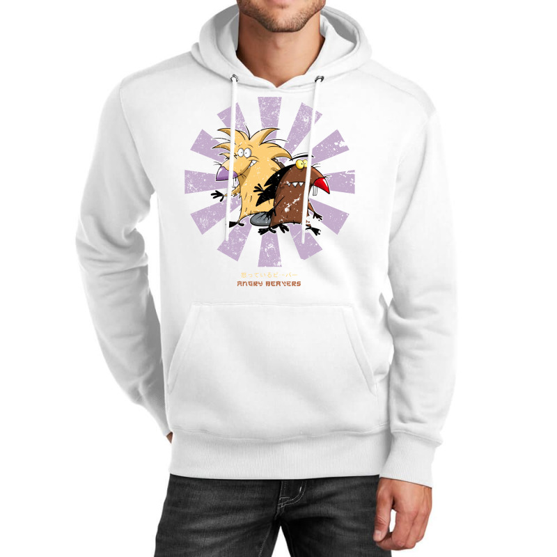 Angry Beavers Retro Japanese Unisex Hoodie by deevdrahax | Artistshot