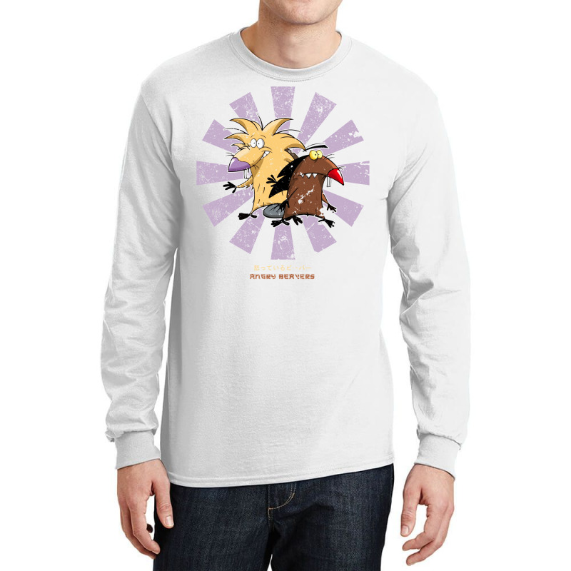 Angry Beavers Retro Japanese Long Sleeve Shirts by deevdrahax | Artistshot