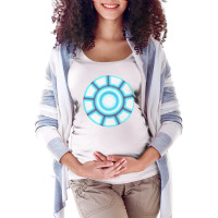 Arc Reactor Maternity Scoop Neck T-shirt | Artistshot