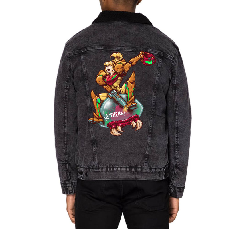 Strangemetroid Unisex Sherpa-lined Denim Jacket | Artistshot