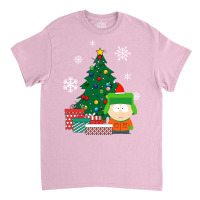 Kyle Around The Christmas Tree South Park Classic T-shirt | Artistshot