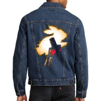 The Black Knight Rises Men Denim Jacket | Artistshot