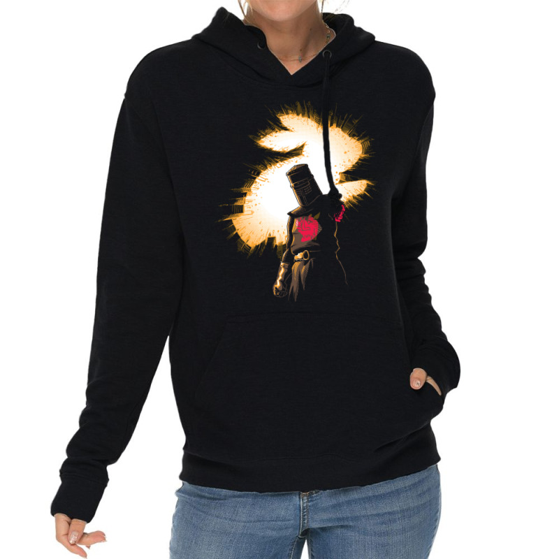 The Black Knight Rises Lightweight Hoodie | Artistshot