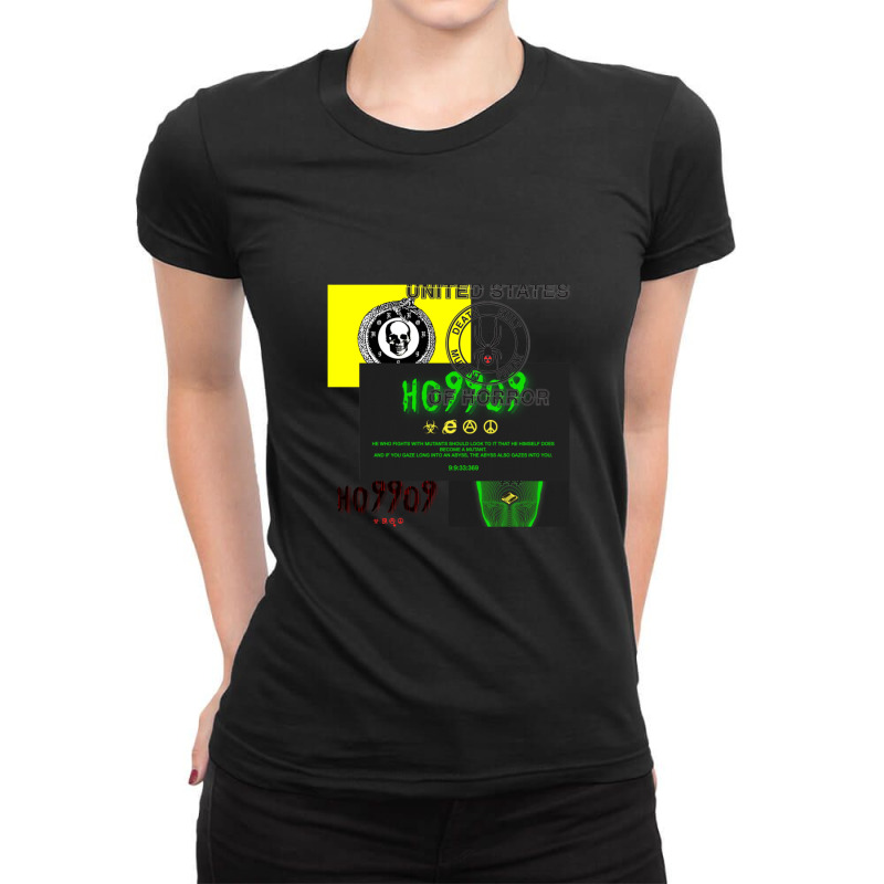 United States Of Ho99o9 Ladies Fitted T-Shirt by JacobDouglasSchlichting | Artistshot