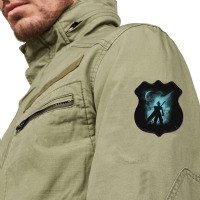 Ex-soldier Silhouette Shield Patch | Artistshot