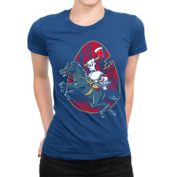 The Eggless Horseman Ladies Fitted T-shirt | Artistshot