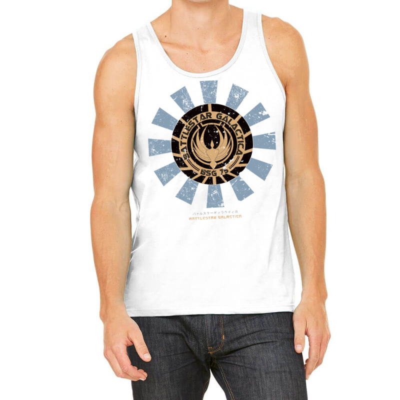 Battlestar Galactica Retro Japanese Tank Top by deevdrahax | Artistshot