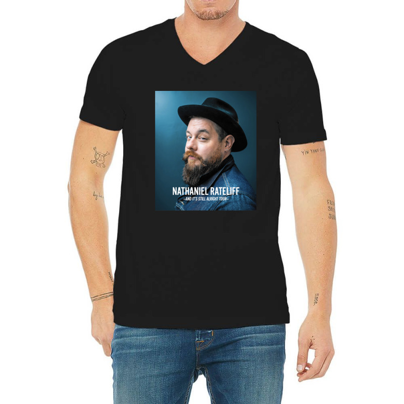 Eighrat Nathaniel And Rateliff It's Alright World Tour 2020 2021 V-neck Tee | Artistshot