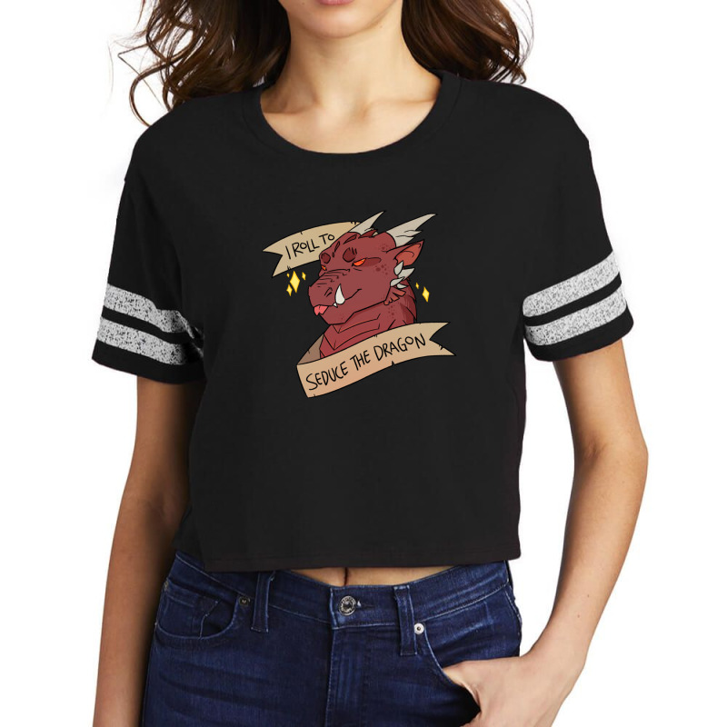 I Roll To Seduce The Dragon Magnet Scorecard Crop Tee by PauletteWatkins1 | Artistshot