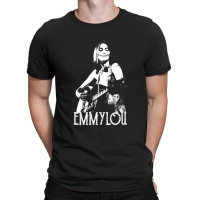 Emmylou White Stencil T-shirt | Artistshot