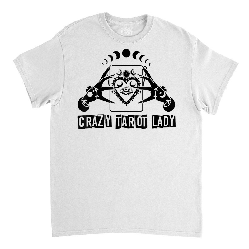 Divination Crazy Tarot Lady Crystal Ball Tarot Cards T Shirt Classic T-shirt by delredske | Artistshot