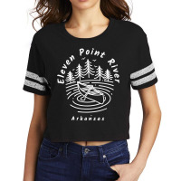 Eleven Point River Arkansas T Shirt Scorecard Crop Tee | Artistshot