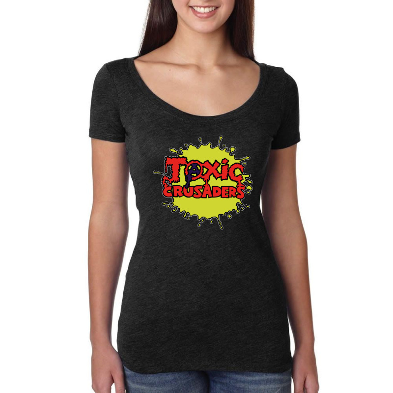 Toxic Crusaders 1 Women's Triblend Scoop T-shirt by AaronFosterJr. | Artistshot