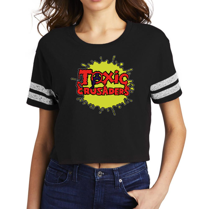 Toxic Crusaders 1 Scorecard Crop Tee by AaronFosterJr. | Artistshot