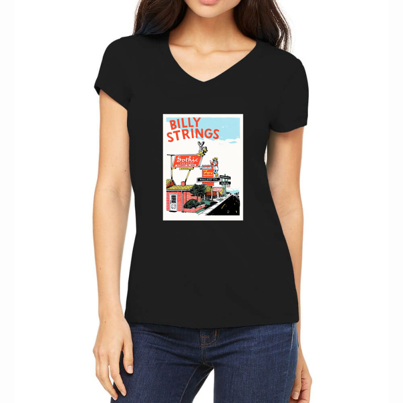 Ghotic Strings Women's V-Neck T-Shirt by sbozaLizth | Artistshot