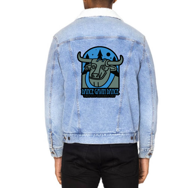 Copper Bull Night 1 Unisex Sherpa-lined Denim Jacket | Artistshot