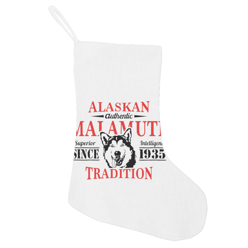 Alaskan Malamute Tradition Holiday Stocking | Artistshot