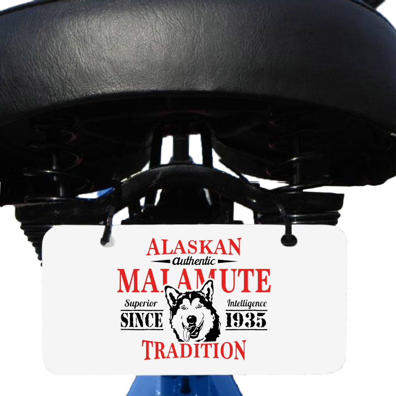 Alaskan Malamute Tradition Bicycle License Plate | Artistshot