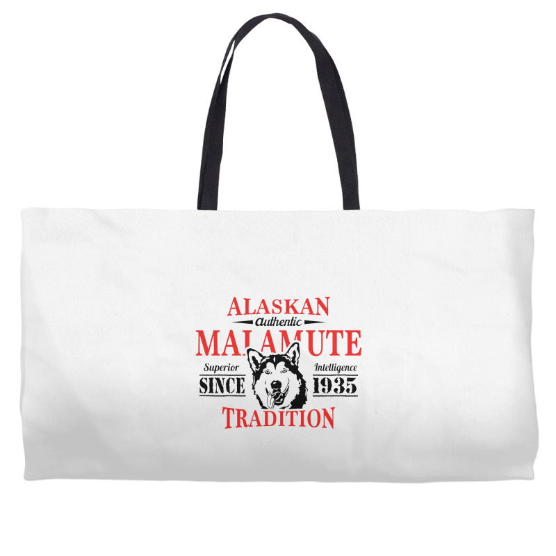 Alaskan Malamute Tradition Weekender Totes | Artistshot