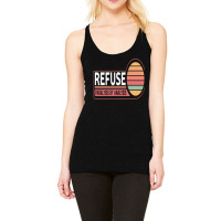 Refuse Paralysis By Analysis Racerback Tank | Artistshot