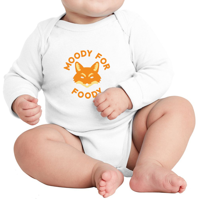 Moody For Foody Long Sleeve Baby Bodysuit | Artistshot