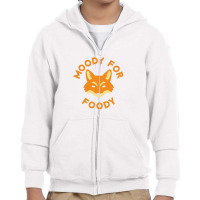 Moody For Foody Youth Zipper Hoodie | Artistshot