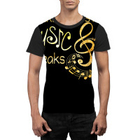 Where Words Fail Music Speaks Musical T Shirt Music Notes T Shirt Graphic T-shirt | Artistshot