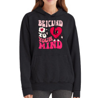 Be Kind To Your Mind Heart Valentine's Day Couple (on Back) T Shirt Vintage Hoodie | Artistshot