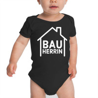 Womens Bauherr Builder  Hauslebauer Partner Outfit Topping Out House T Baby Bodysuit | Artistshot