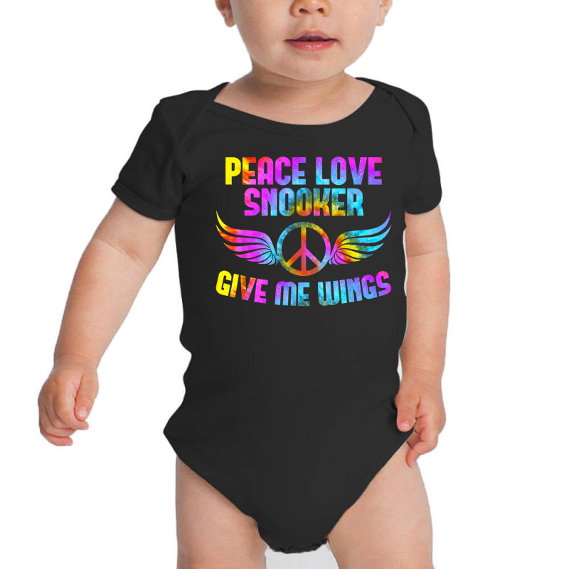 Billiard Ball Pool Table Billiards Peace Love Snooker T Shirt Baby Bodysuit | Artistshot