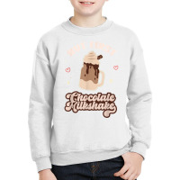 But First Chocolate Milkshake T Shirt Youth Sweatshirt | Artistshot