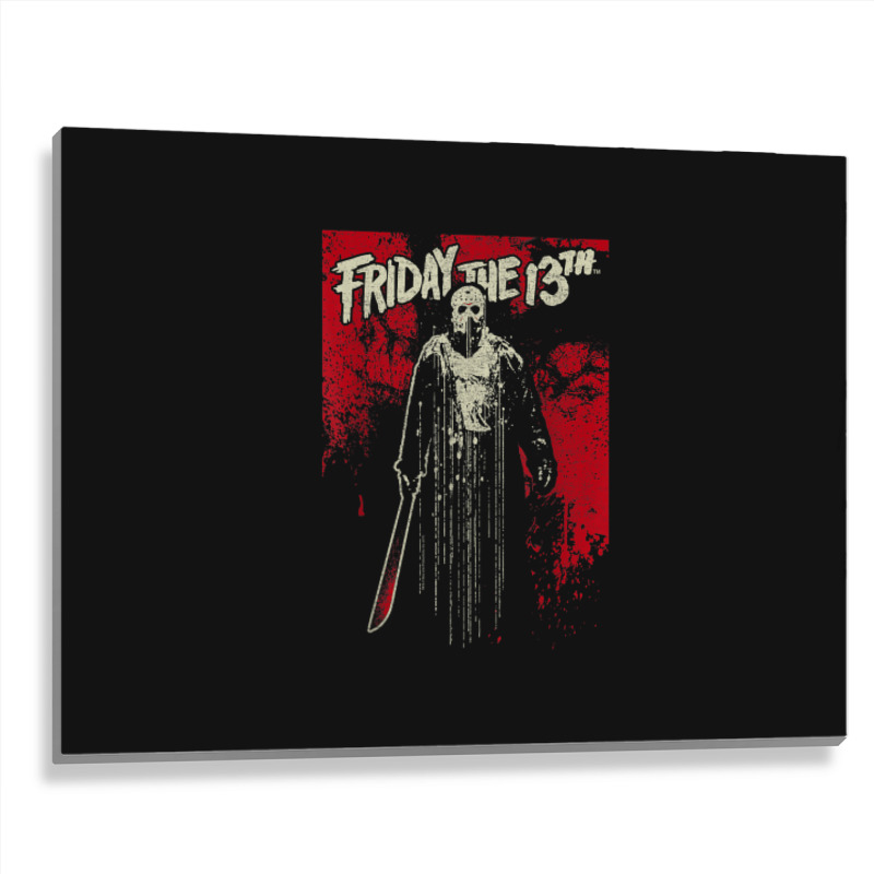 Friday The 13th Jason Drip T Shirt Metal Print Horizontal | Artistshot