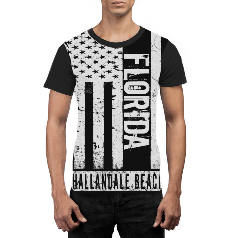 Artistshot Hot Trend Hallandale Beach Florida Hallandale Beach America Graphic T-shirt by lykhongduong9enev3 | Artistshot