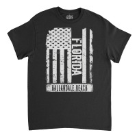 Artistshot Hot Trend Hallandale Beach Florida Hallandale Beach America Classic T-shirt | Artistshot