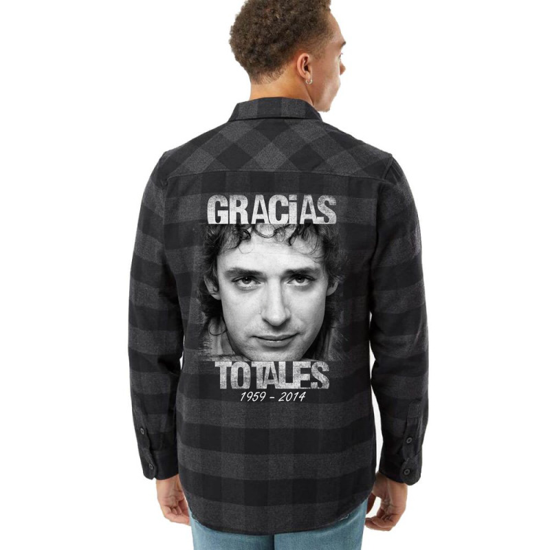 Gustavo Cerati Gracias Totales Flannel Shirt by maapeoblebus | Artistshot